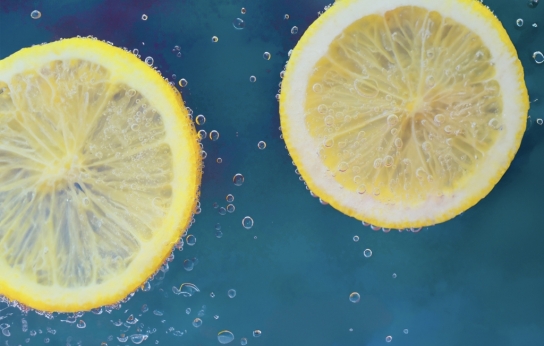 Electro Limonade: A fizzy citrus cocktail